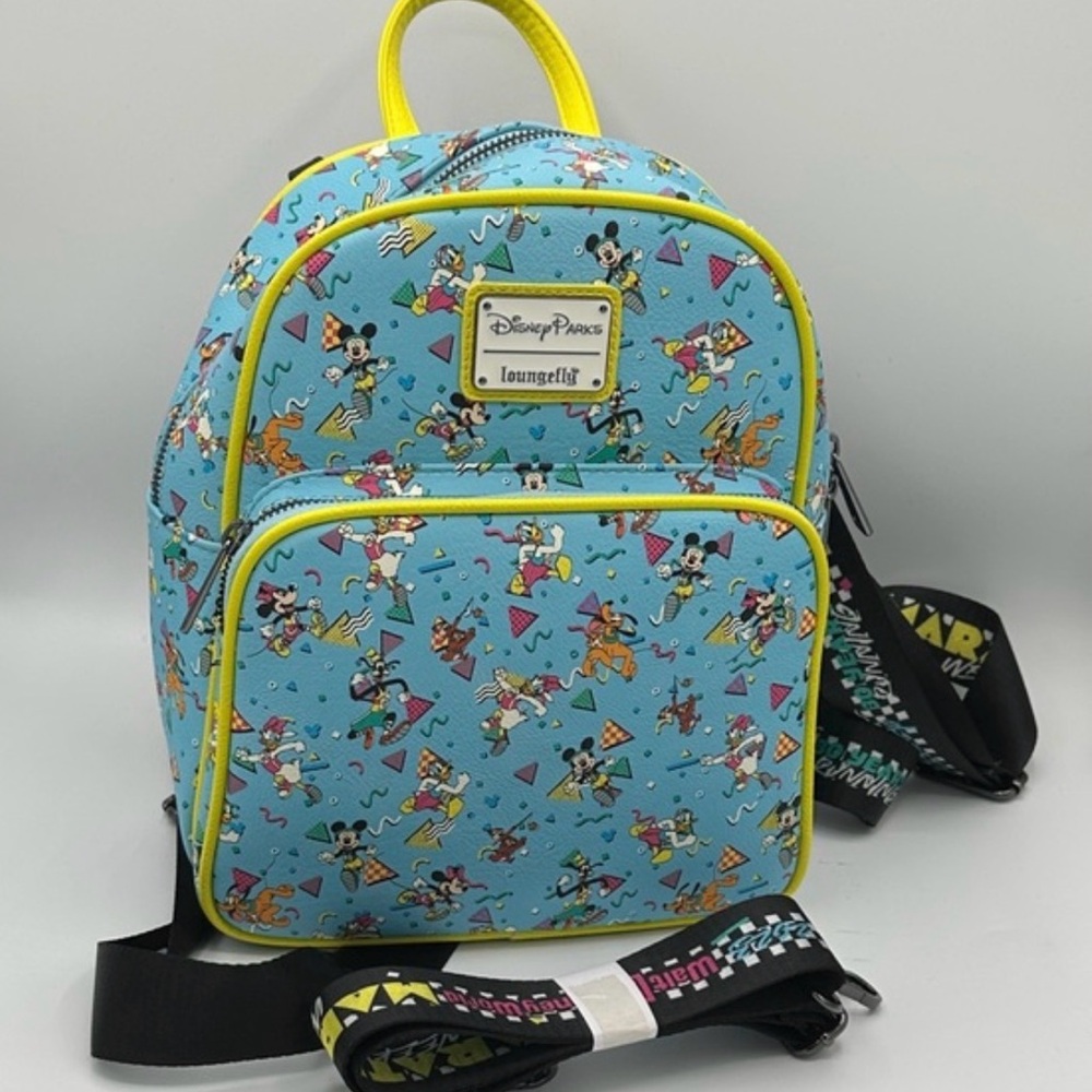 Loungefly Disney Park runDisney Marathon Weekend 2023 Convertible Mini Backpack